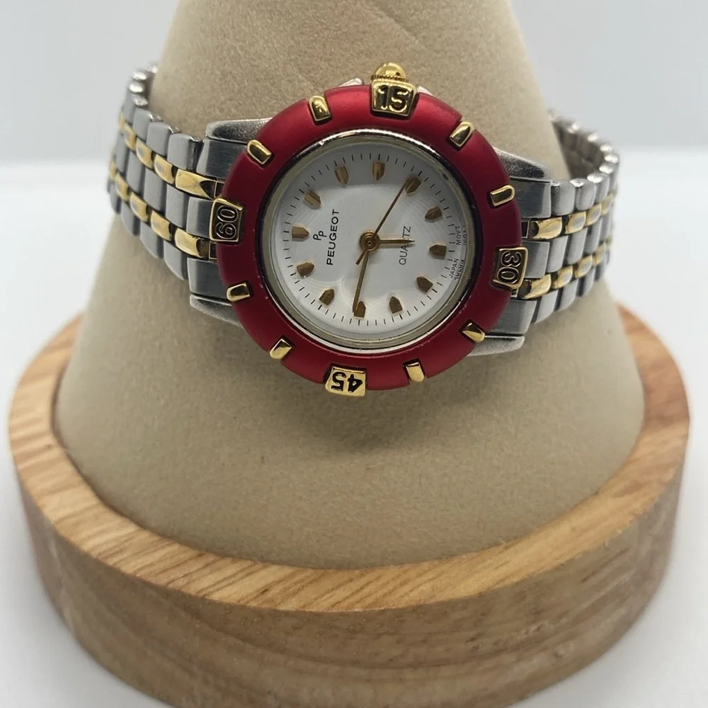 Peugeot Woman’s Watch Gift Set with Interchangeable Bezels